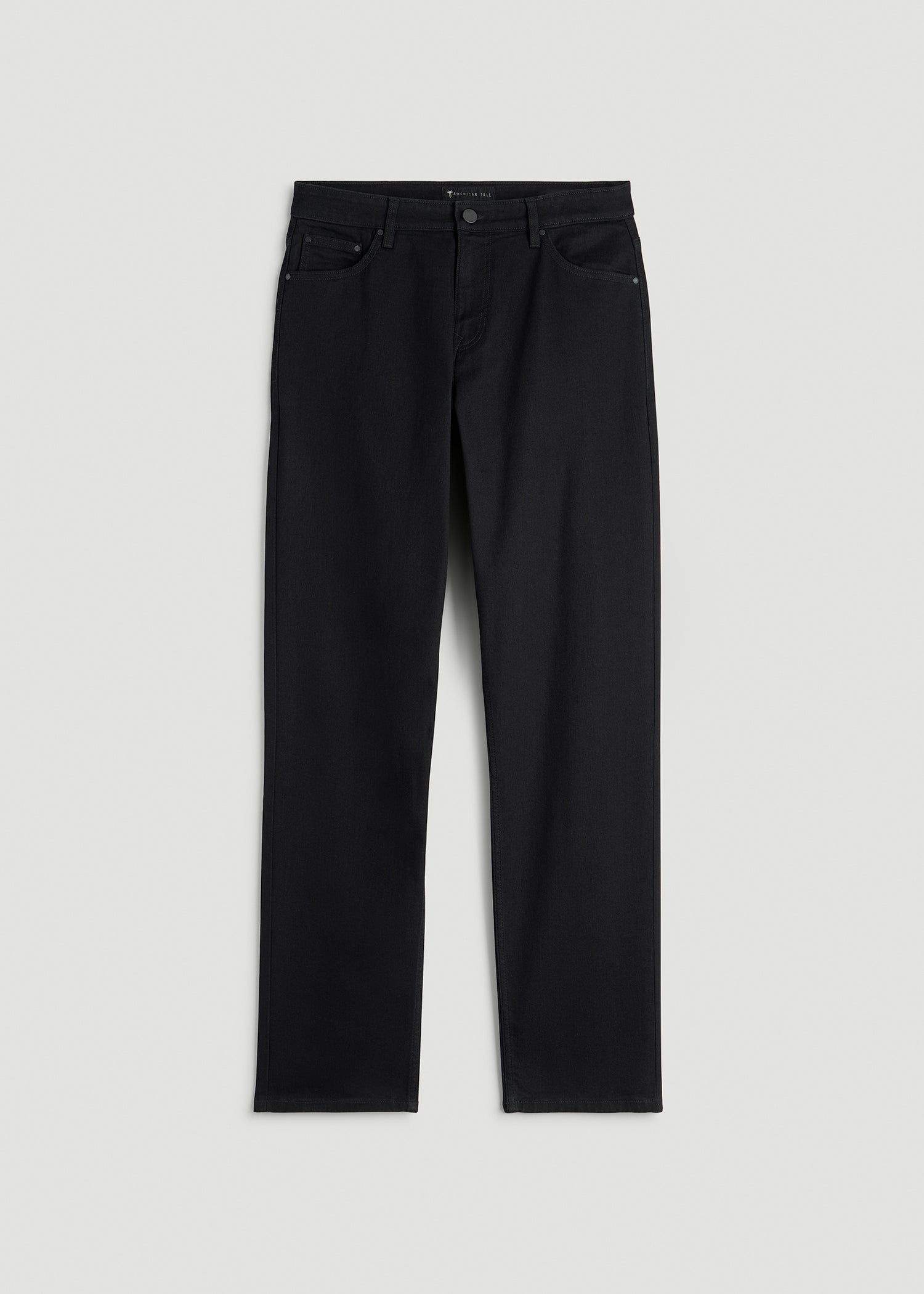 American Tall Men Mason Relaxed Fit Jeans for Tall Men in Optimum Black