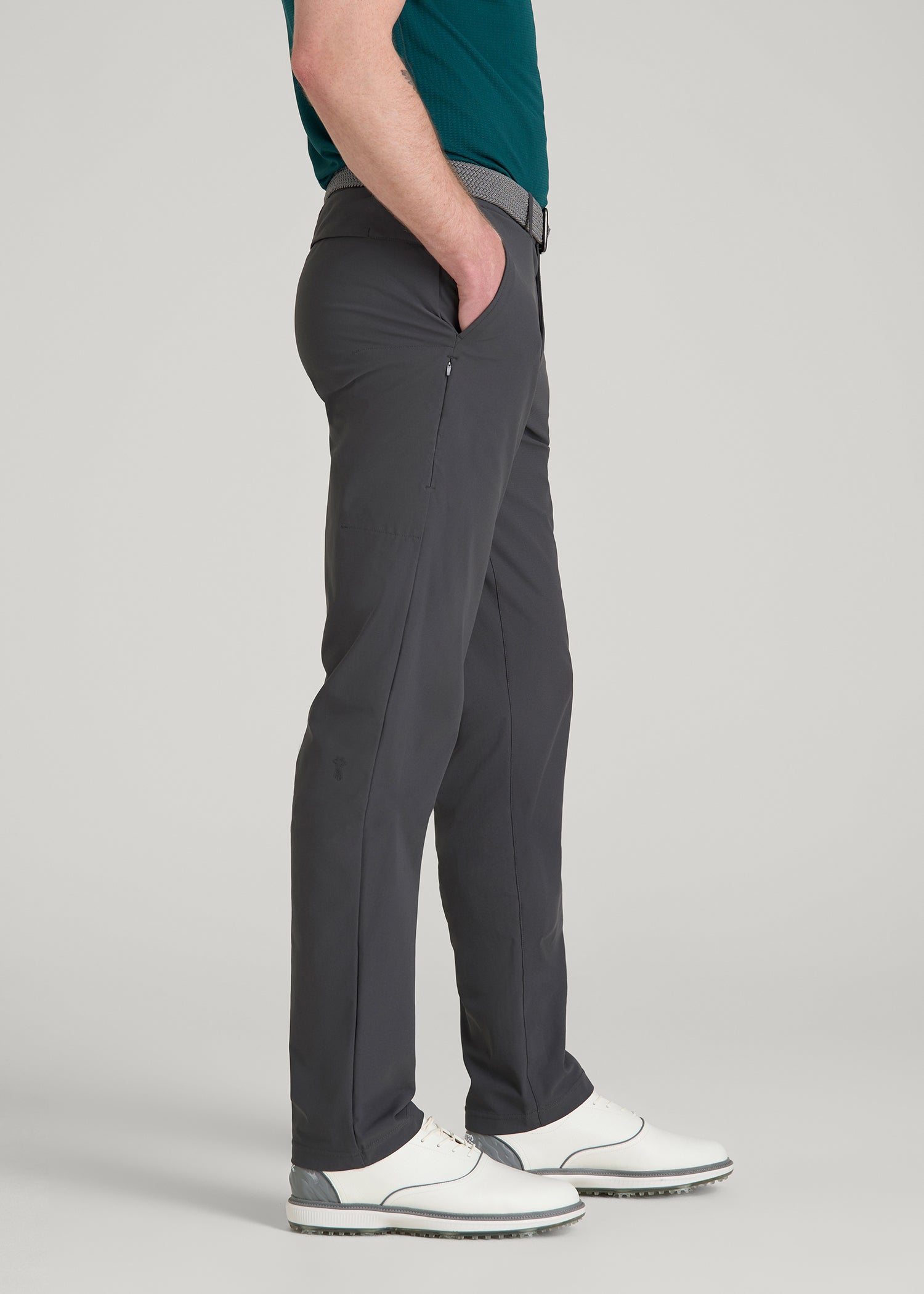 American Tall Men Traveler Chino 2.0 for Tall Men in Iron Grey