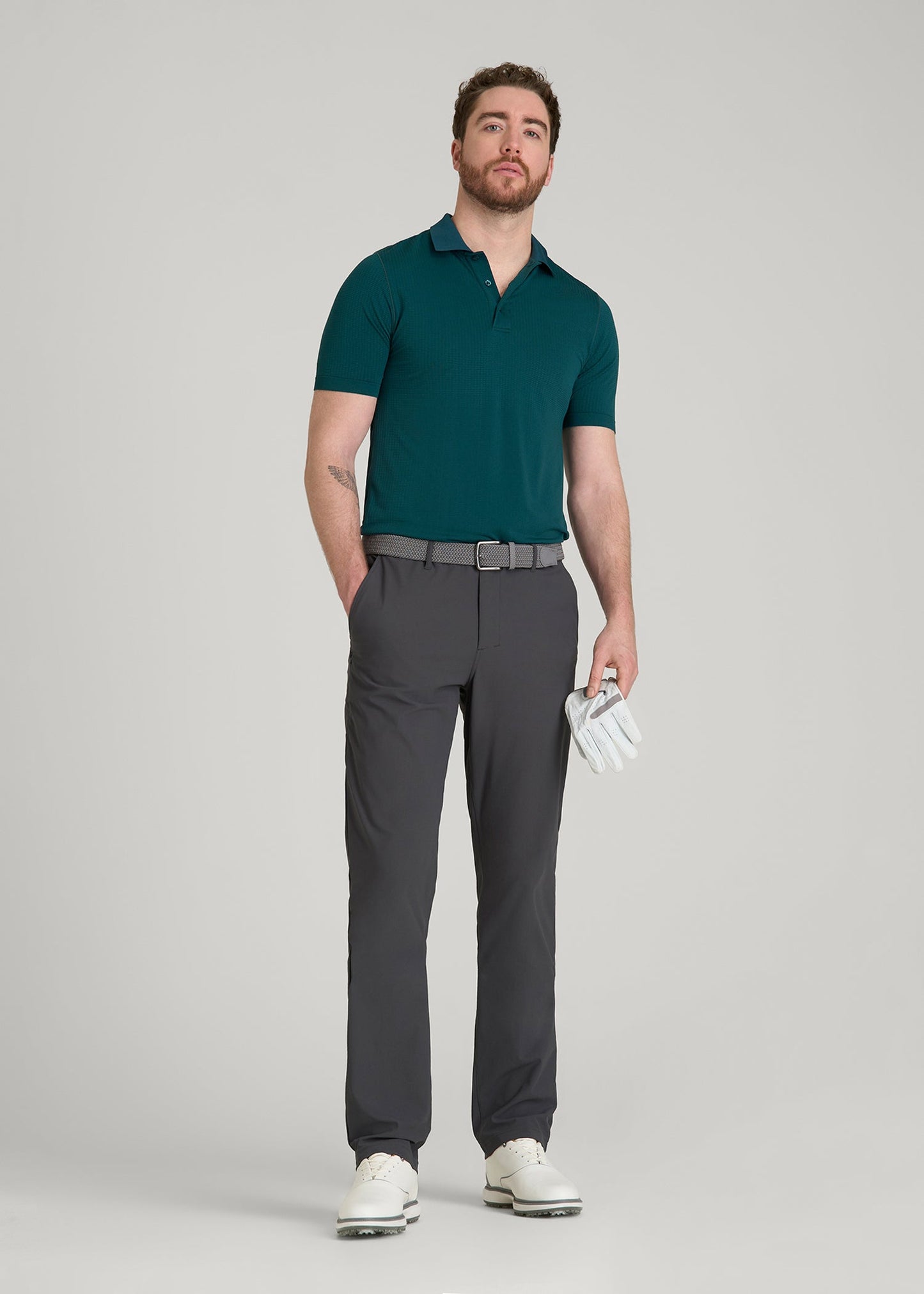 American Tall Men Traveler Chino 2.0 for Tall Men in Iron Grey