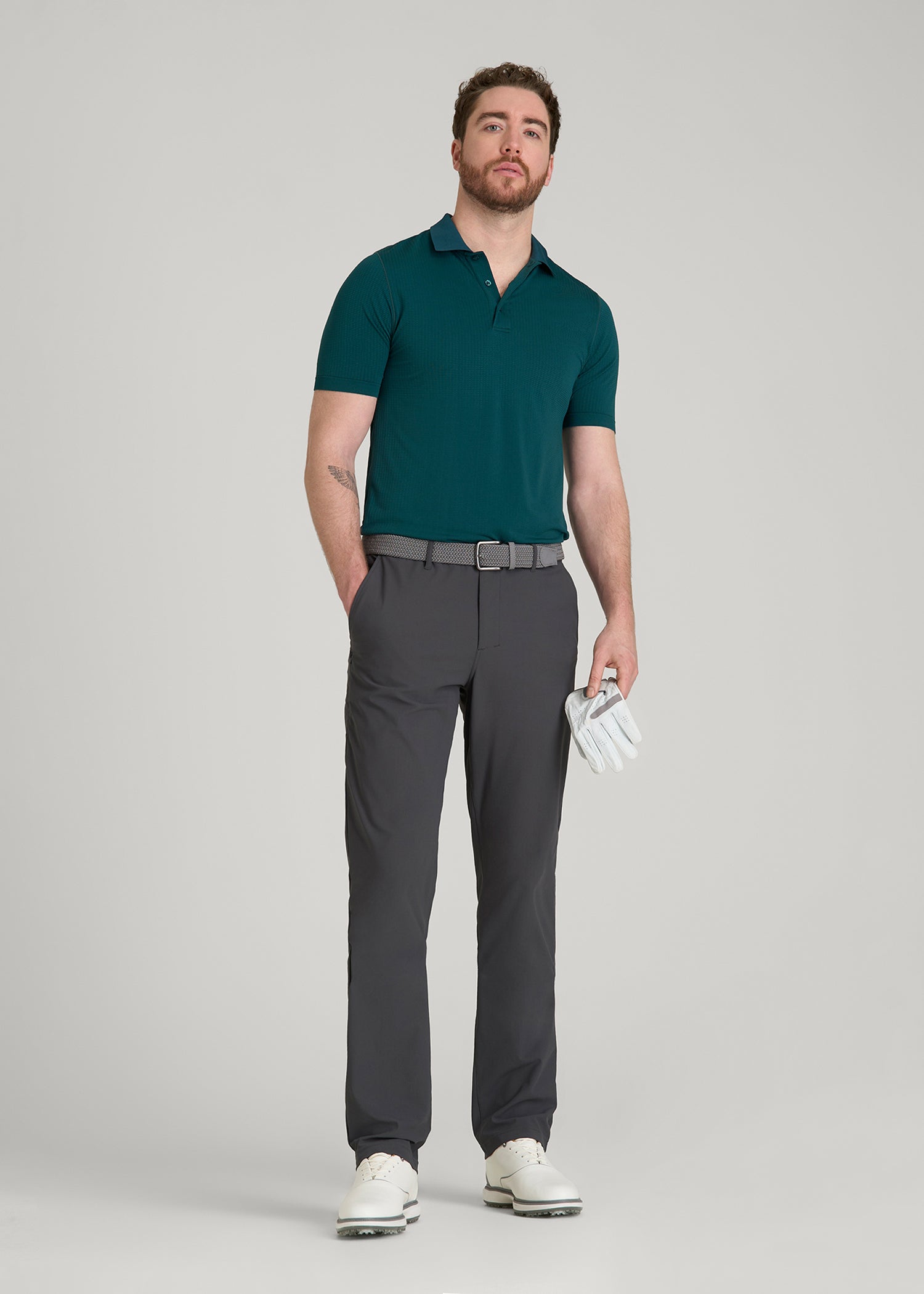 American Tall Men Traveler Chino 2.0 for Tall Men in Iron Grey