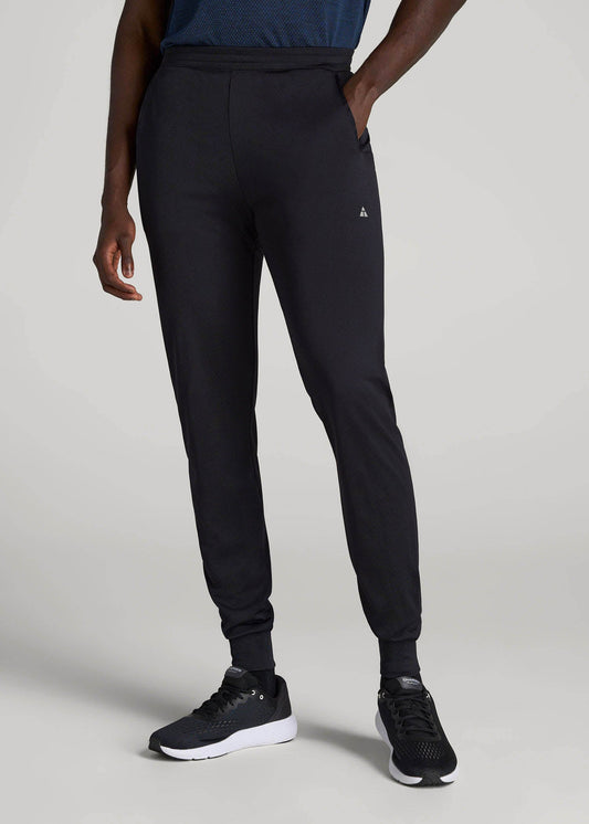 American Tall Men A.T. Performance Engineered Joggers for Tall Men in Black