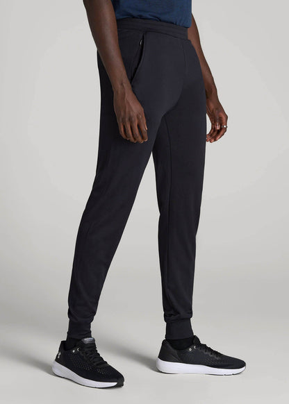 American Tall Men A.T. Performance Engineered Joggers for Tall Men in Black