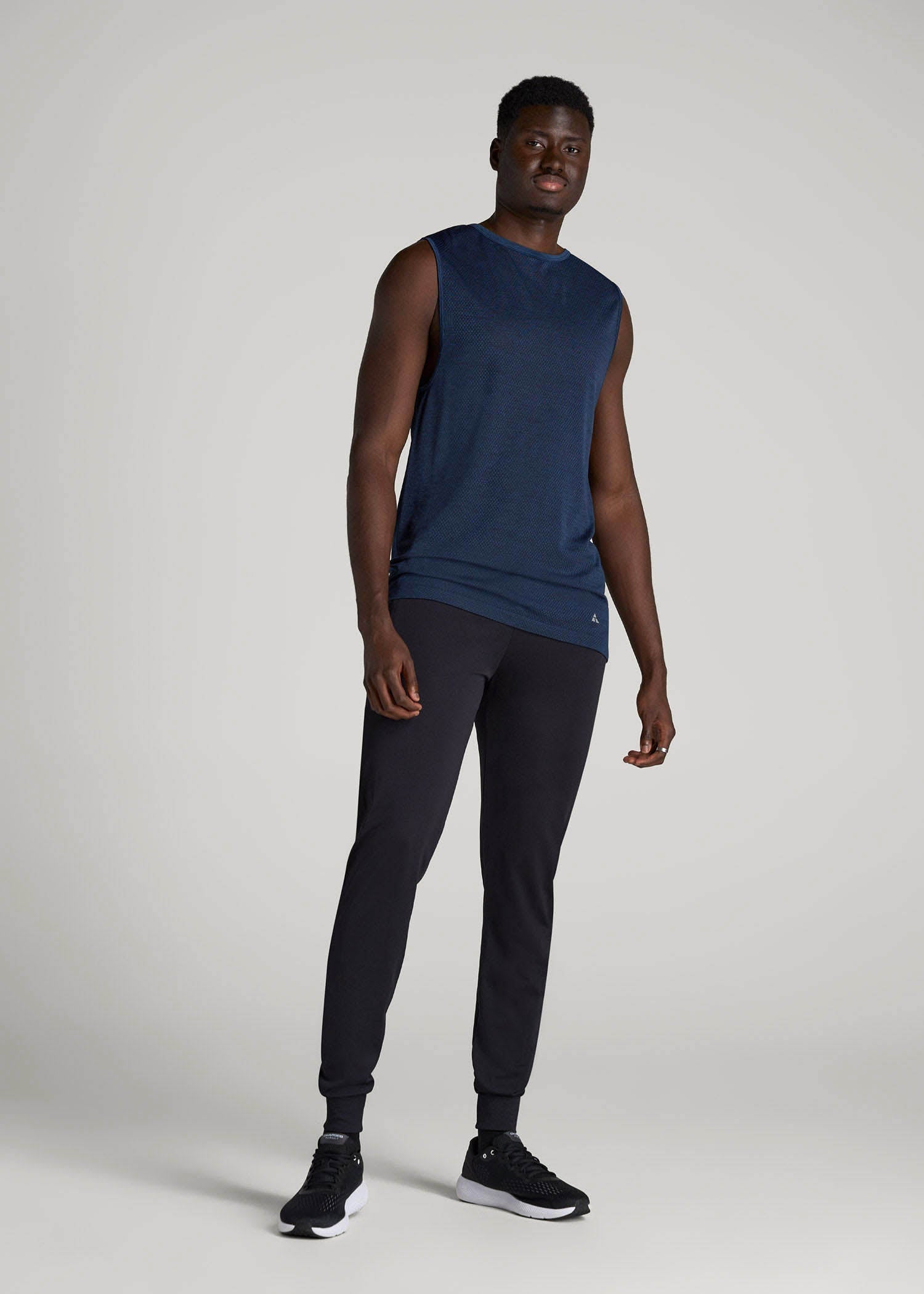 American Tall Men A.T. Performance Engineered Joggers for Tall Men in Black