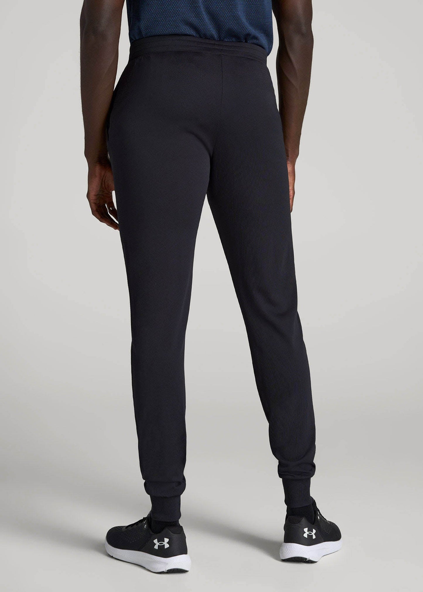 American Tall Men A.T. Performance Engineered Joggers for Tall Men in Black