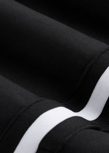 American Tall Men Athletic Stripe Pants for Tall Men in Black