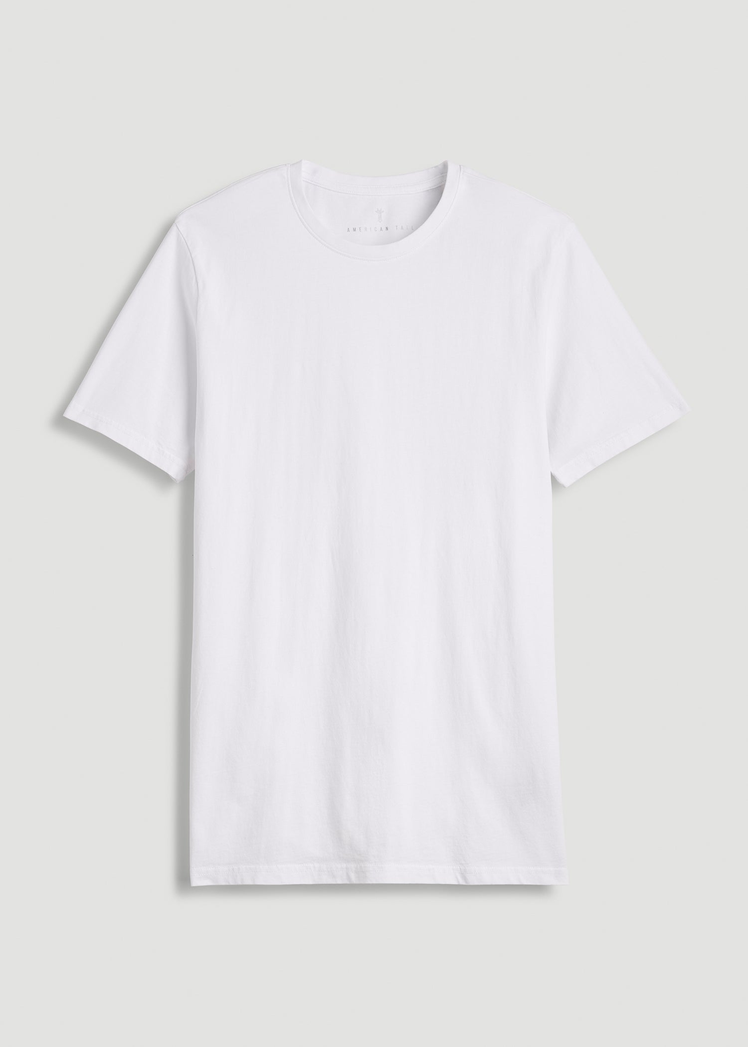 American Tall Men The Everyday Regular Fit Crewneck T-Shirt for Tall Men in White