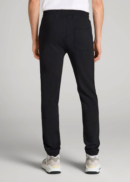 American Tall Men Wearever French Terry Sweatpants for Tall Men in Black
