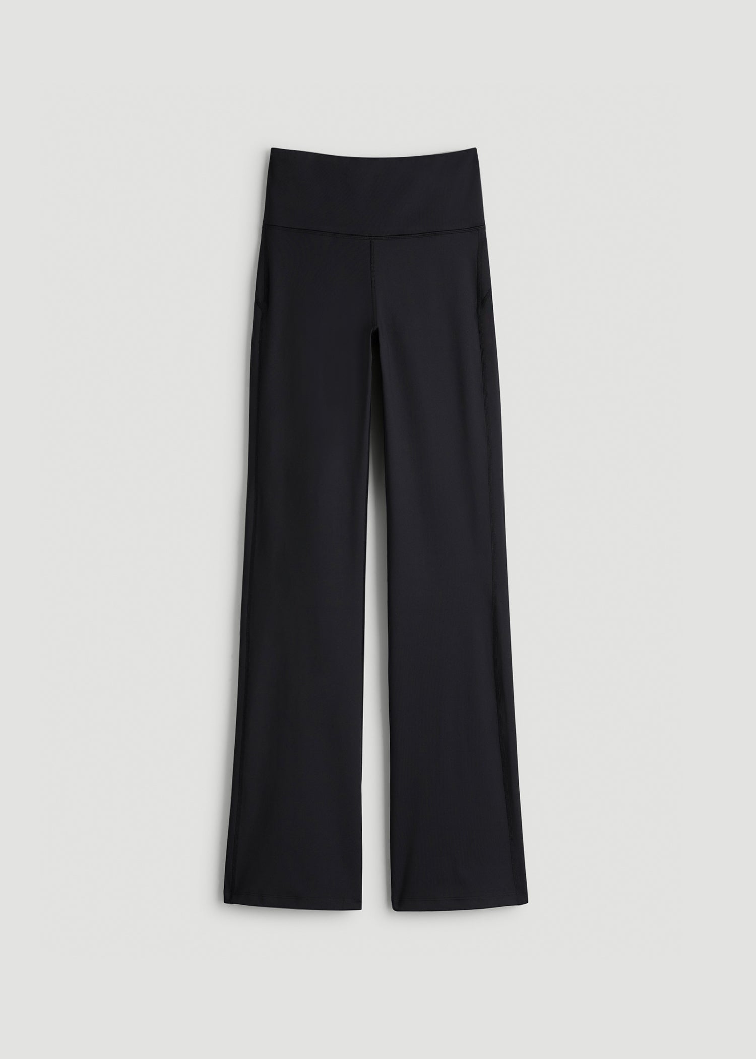 American Tall Men|Women Balance Flare Yoga Pants for Tall Women in Black