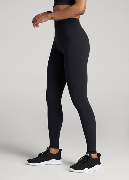 American Tall Men|Women Balance High-Rise Leggings for Tall Women in Black