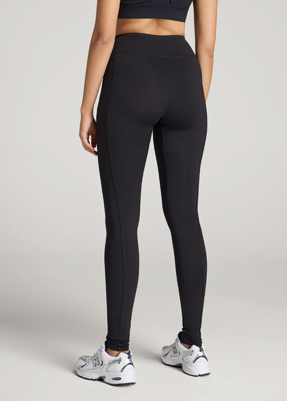 American Tall Men|Women Bella Outer-Pocket Leggings for Tall Women in Black