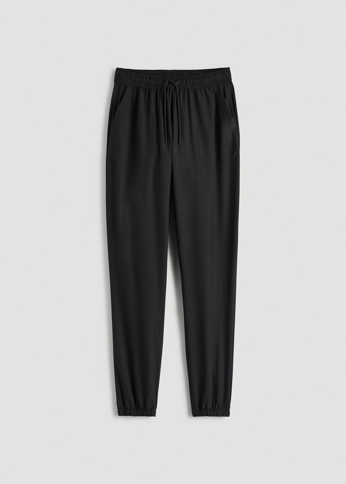 American Tall Men|Women Hybrid Joggers for Tall Women in Black