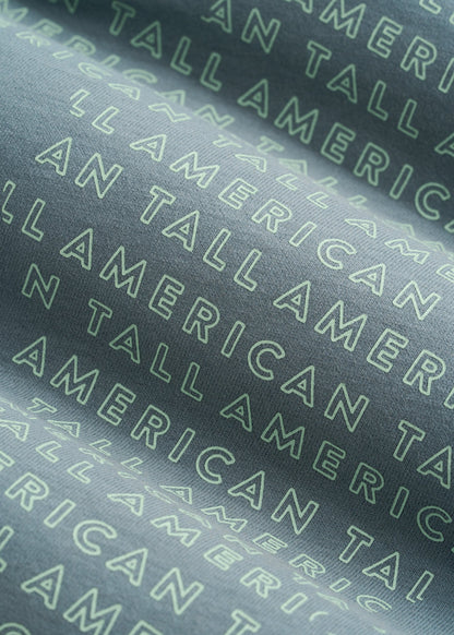 American Tall Men Giraffe Graphic Tee for Tall Men in Trooper