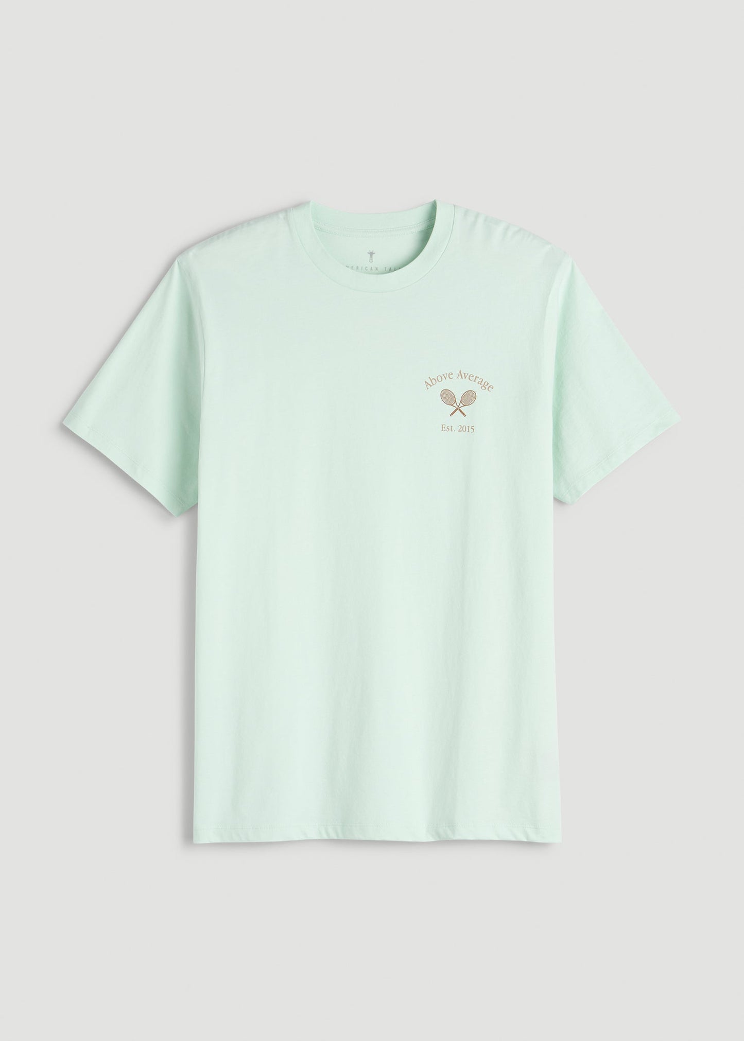 American Tall Men Country Club Graphic Tee for Tall Men in Blue