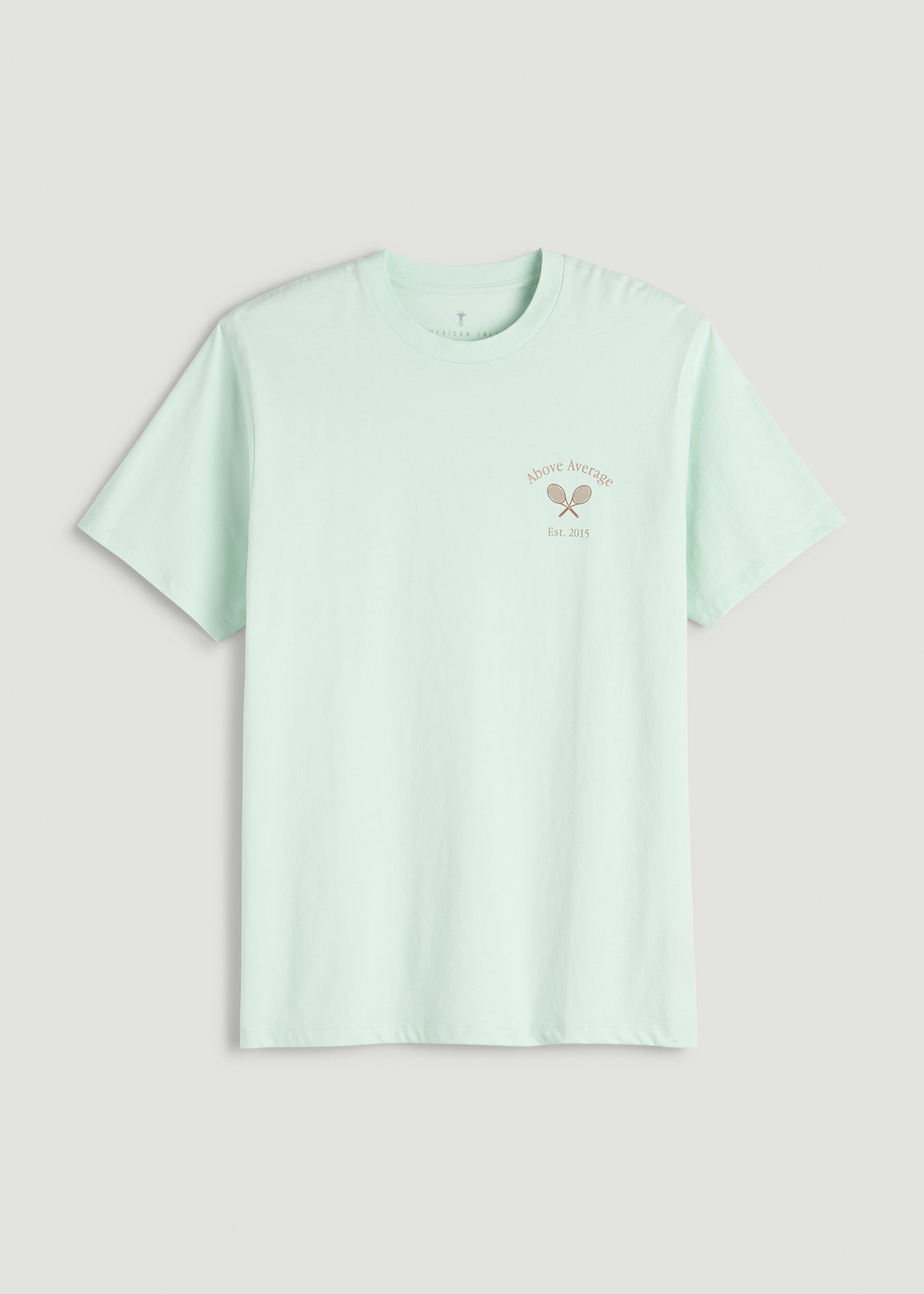 American Tall Men Country Club Graphic Tee for Tall Men in Blue