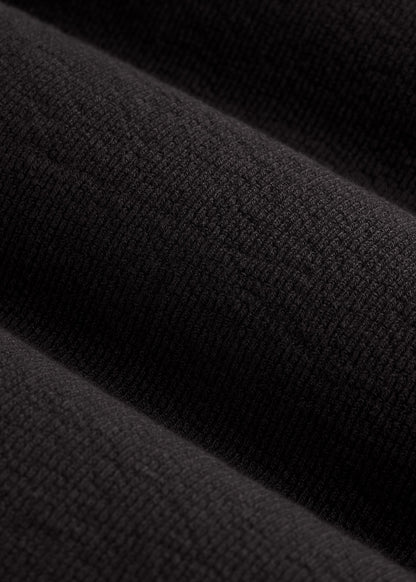 American Tall Men Terry Cotton Pull-On Shorts for Tall Men in Black