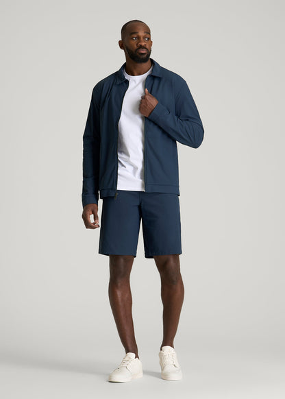 American Tall Men Traveler Chino Short 2.0 for Tall Men in Navy Blue