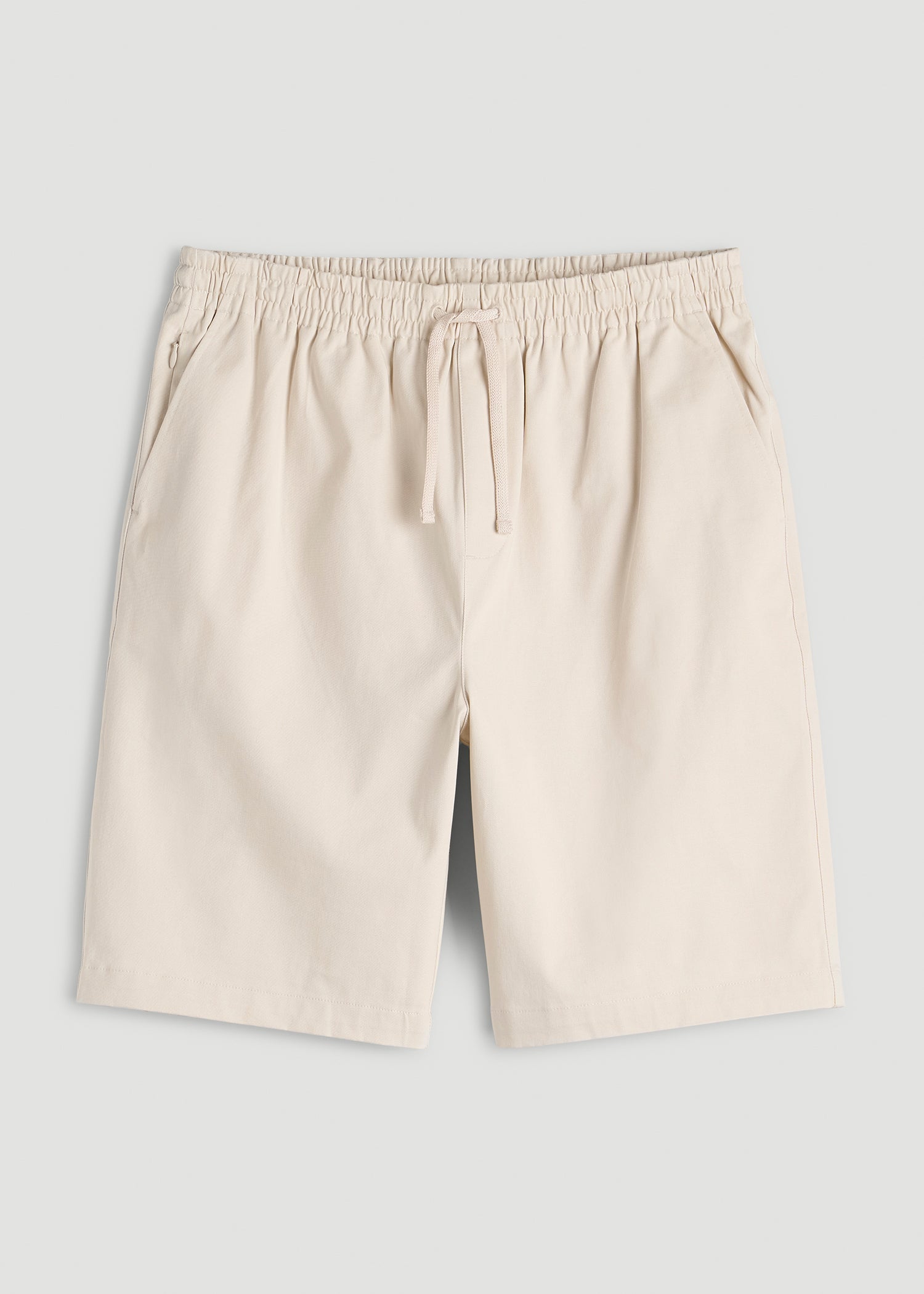 American Tall Men Stretch Commuter Pull-on Short for Tall Men in White Sand