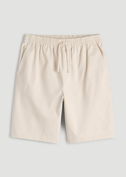 American Tall Men Stretch Commuter Pull-on Short for Tall Men in White Sand