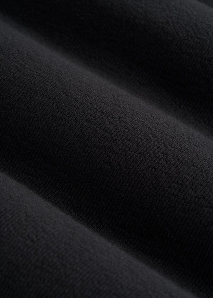 American Tall Men Terry Cotton Pocket Tee for Tall Men in Black