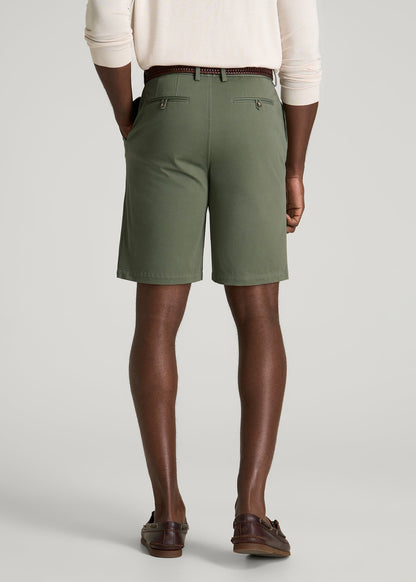 American Tall Men Stretch Commuter Chino Short for Tall Men in Olive