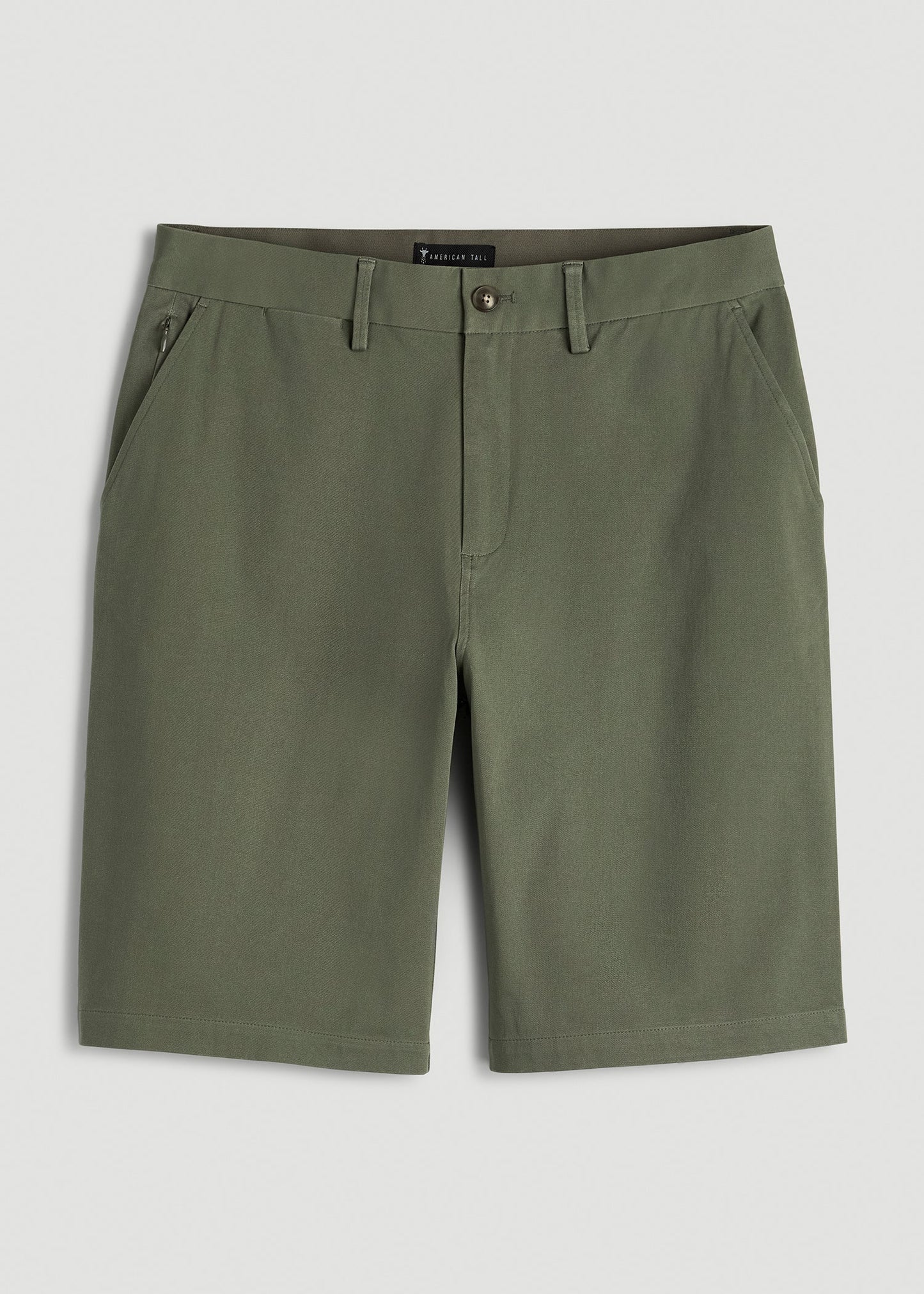 American Tall Men Stretch Commuter Chino Short for Tall Men in Olive
