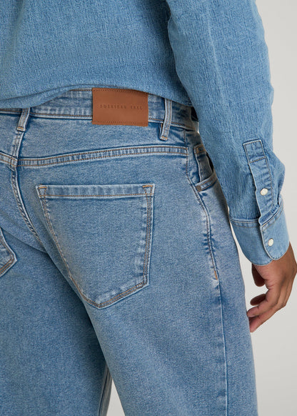 American Tall Men Mason Relaxed Fit Jeans for Tall Men in Perfect Blue