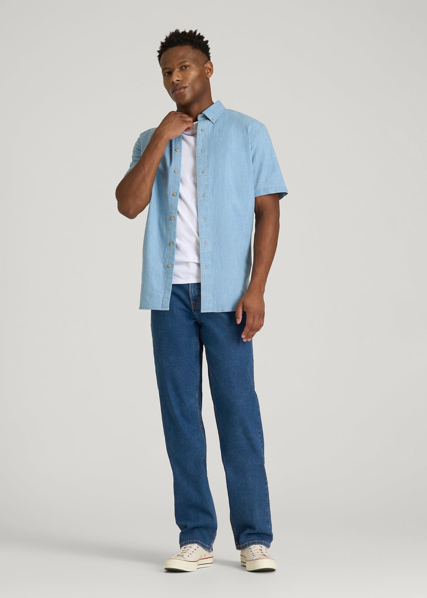 American Tall Men J1 STRAIGHT LEG Jeans for Tall Men in New Colorado Blue