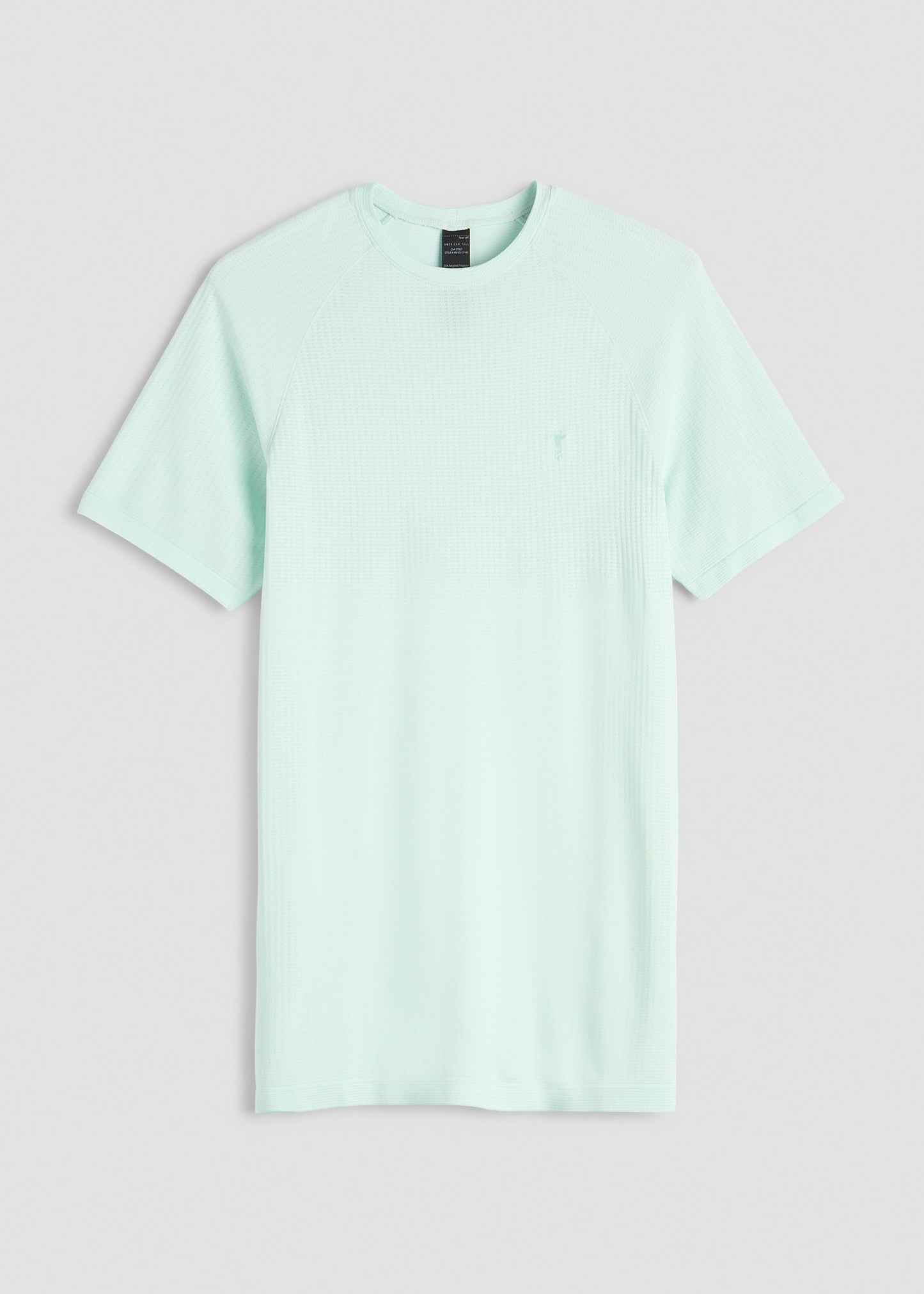 American Tall Men Vented Training Top for Tall Men in Opal Blue