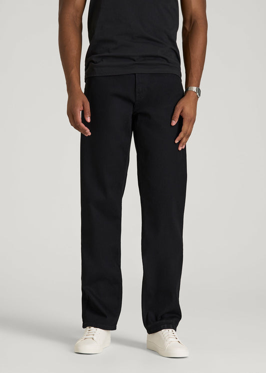 American Tall Men J1 STRAIGHT LEG Jeans for Tall Men in Optimum Black