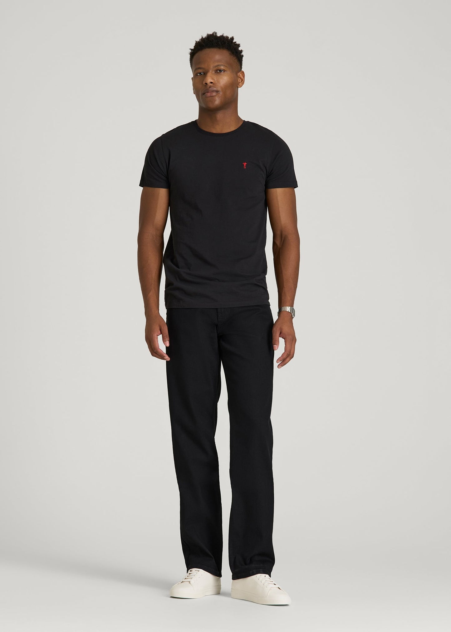 American Tall Men J1 STRAIGHT LEG Jeans for Tall Men in Optimum Black
