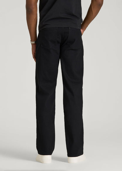 American Tall Men J1 STRAIGHT LEG Jeans for Tall Men in Optimum Black