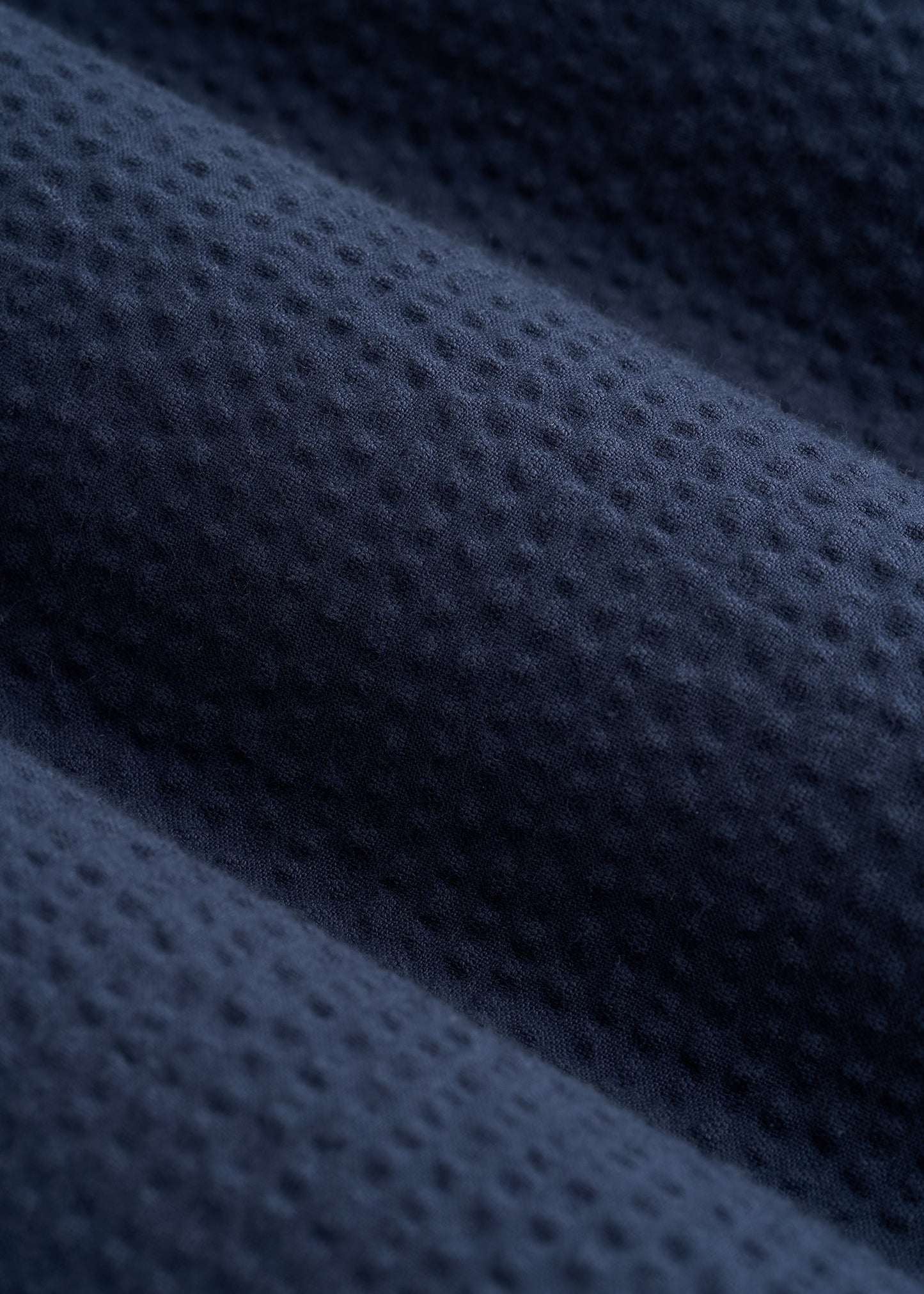 American Tall Men Seersucker Overshirt for Tall Men in Navy Blue