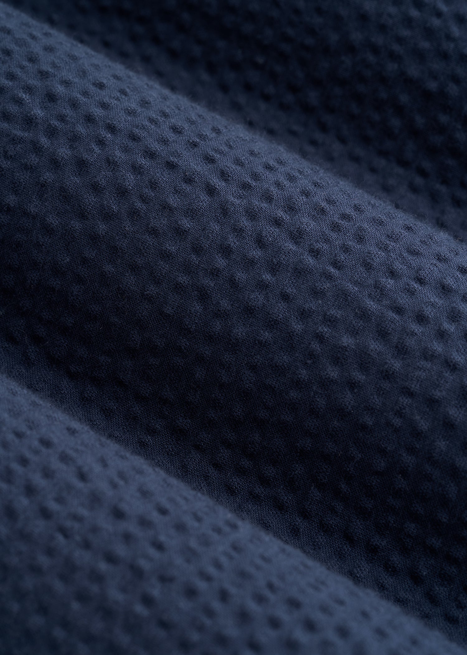 American Tall Men Seersucker Overshirt for Tall Men in Navy Blue