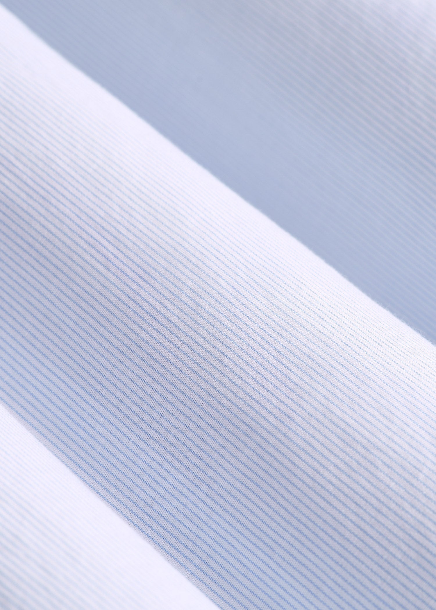 American Tall Men Oskar Easy Care Dress Shirt for Tall Men in Blue Mini Stripe