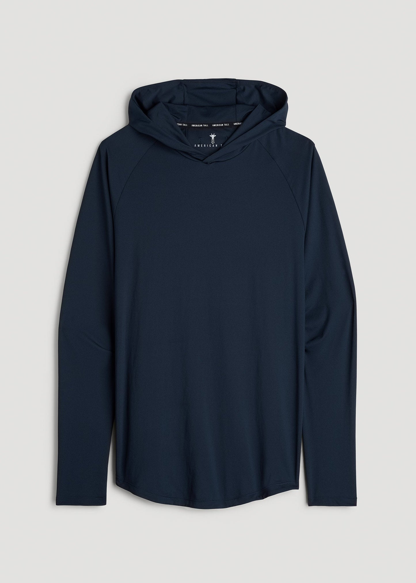 American Tall Men A.T. Performance Training Hoodie for Tall Men in Evening Blue