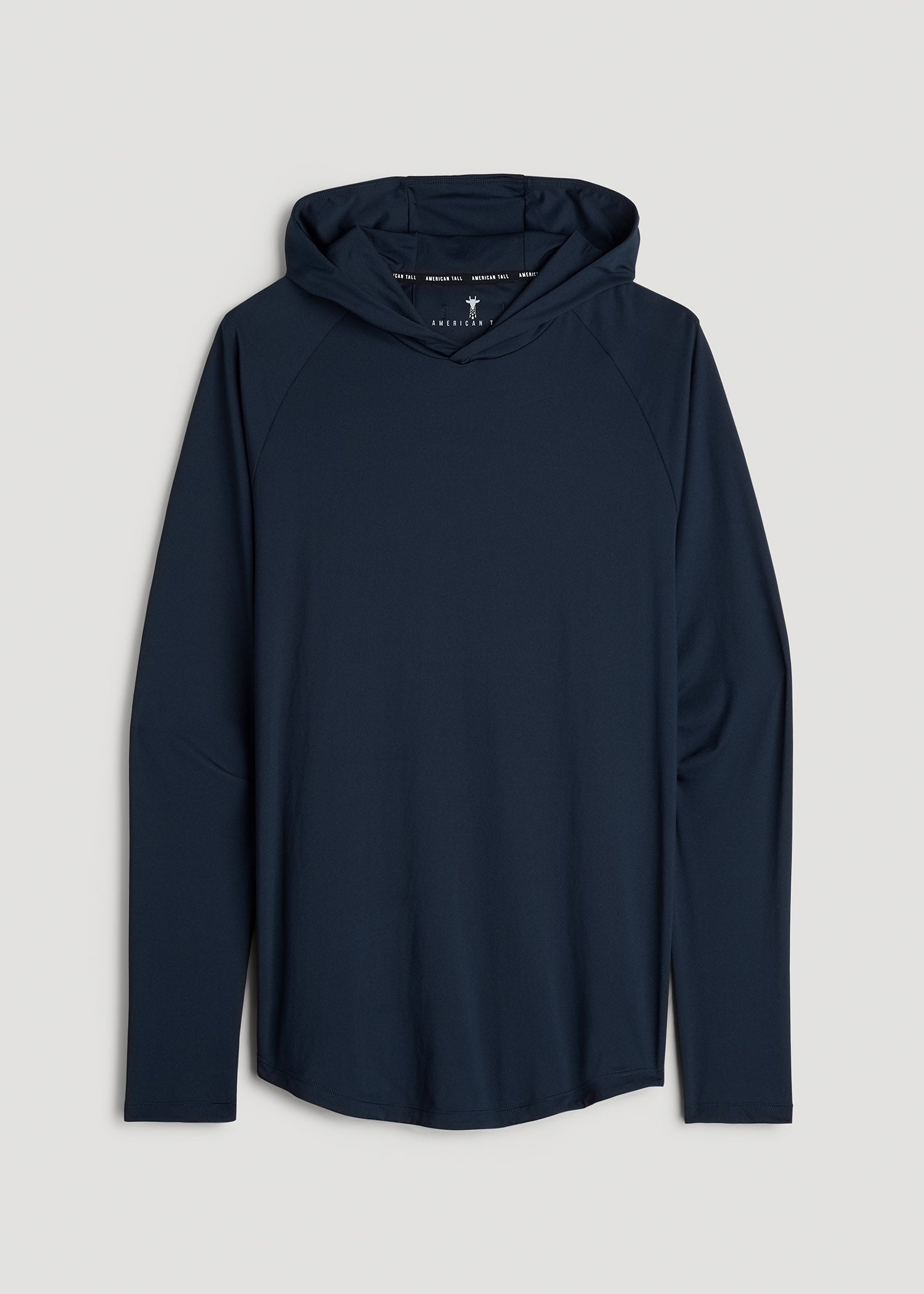 American Tall Men A.T. Performance Training Hoodie for Tall Men in Evening Blue