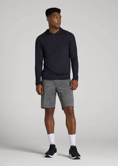 American Tall Men A.T. Performance Training Hoodie for Tall Men in Black