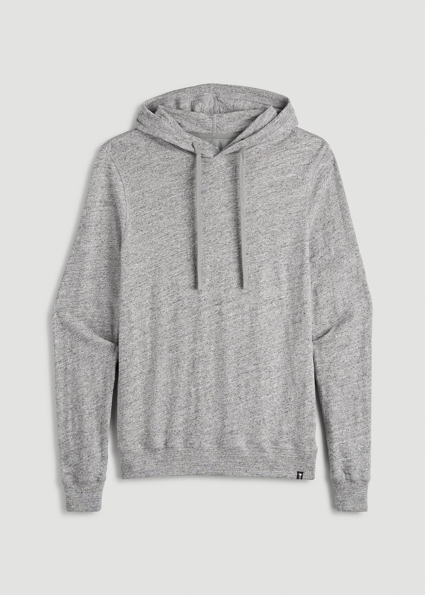 American Tall Men Sunwashed Slub Pullover Hoodie for Tall Men in Heathered Grey