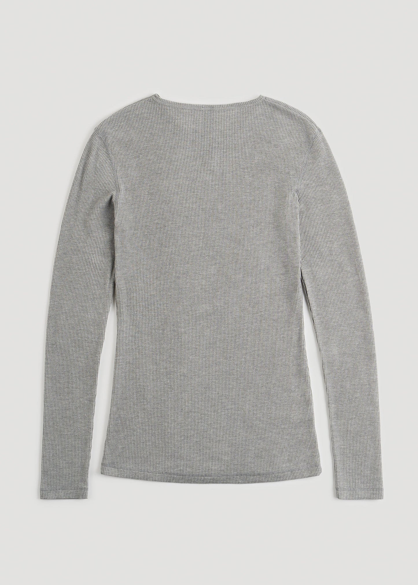 American Tall Men LJ&S Long Thermal Undershirt for Tall Men in Grey Mix