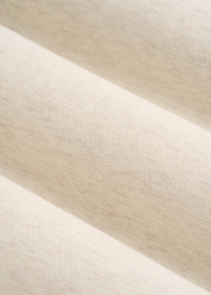 American Tall Men Everyday French Terry Popover Hoodie for Tall Men in Heathered Oatmeal