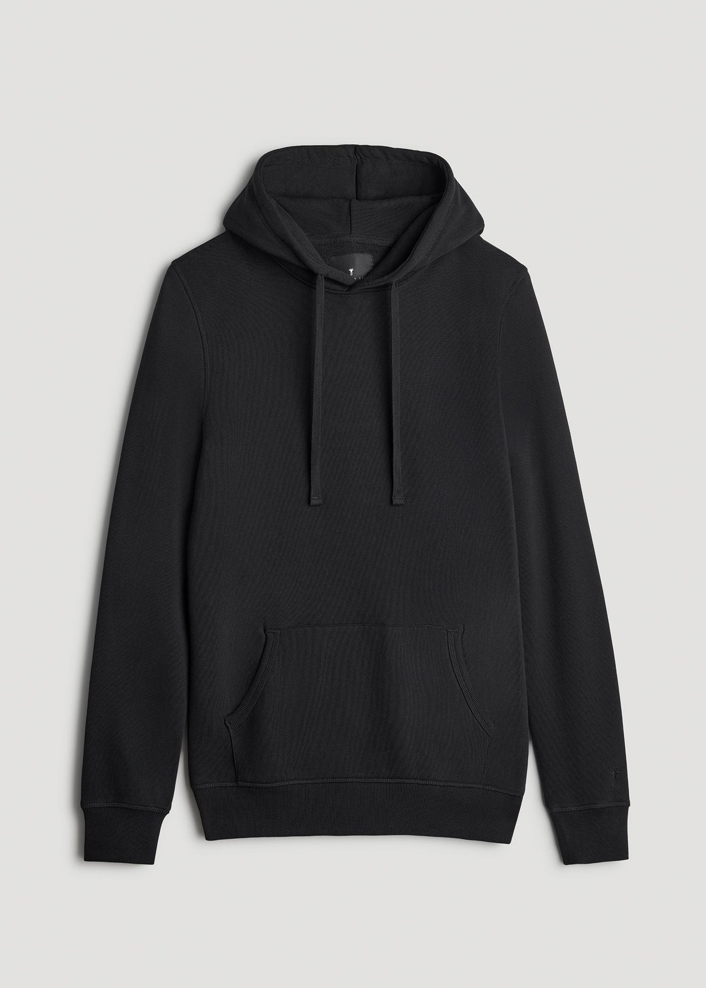 American Tall Men Wearever 2.0 Fleece Hoodie for Tall Men in Black