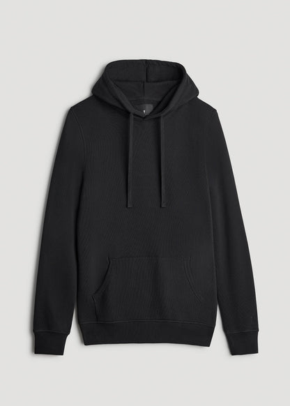 American Tall Men Wearever 2.0 Fleece Hoodie for Tall Men in Black
