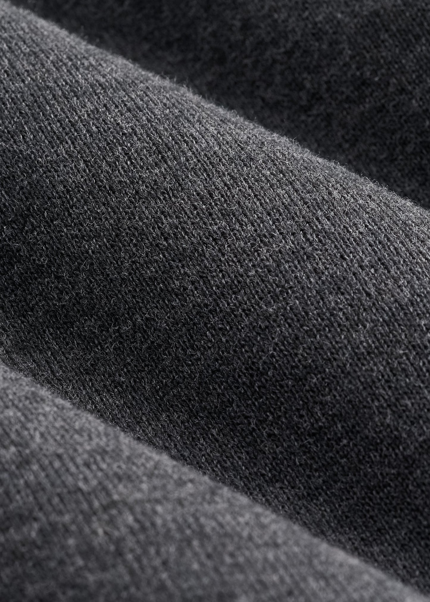 American Tall Men Everyday Crewneck Sweater for Tall Men in Charcoal Mix