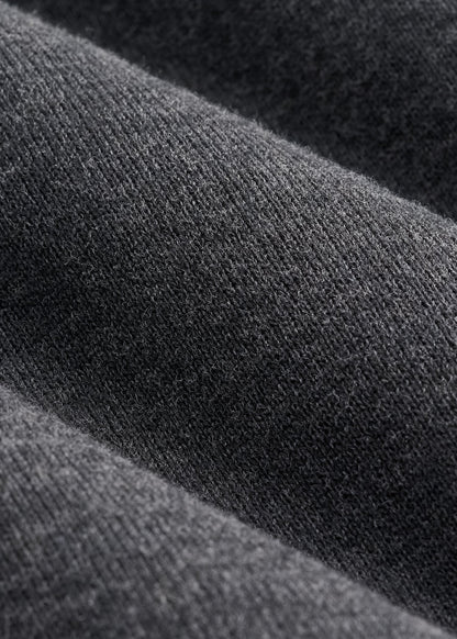 American Tall Men Everyday V-Neck Sweater for Tall Men in Charcoal Mix