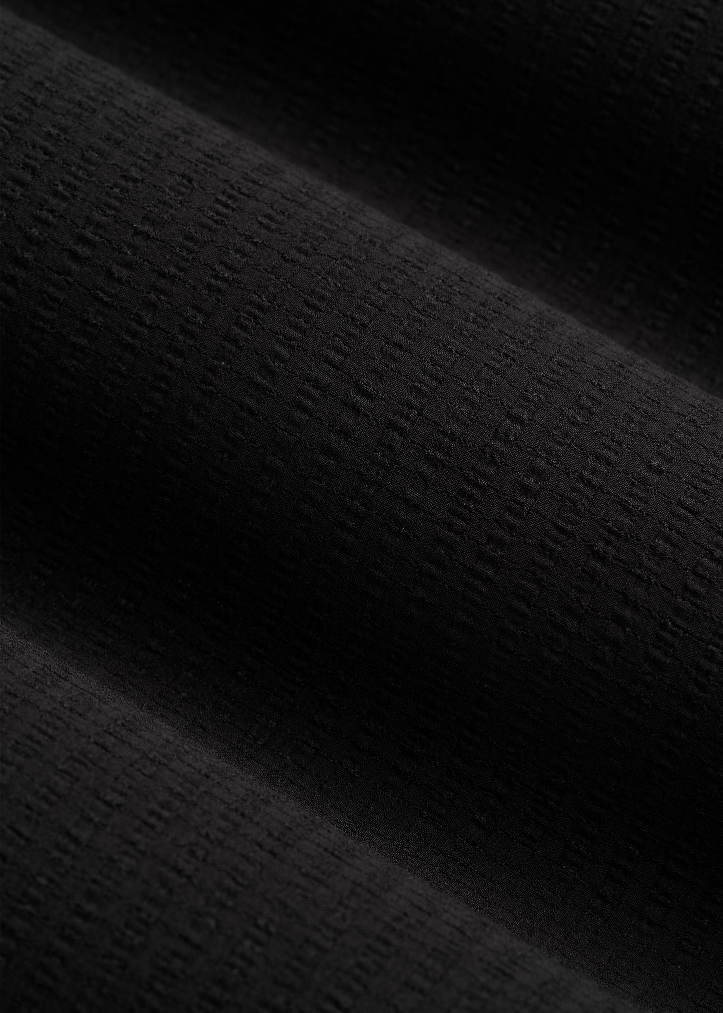 American Tall Men Coastal Perforated Polo for Tall Men in Black