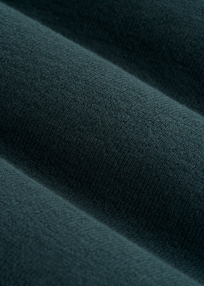 American Tall Men Terry Cotton Polo Cardigan for Tall Men in Emerald