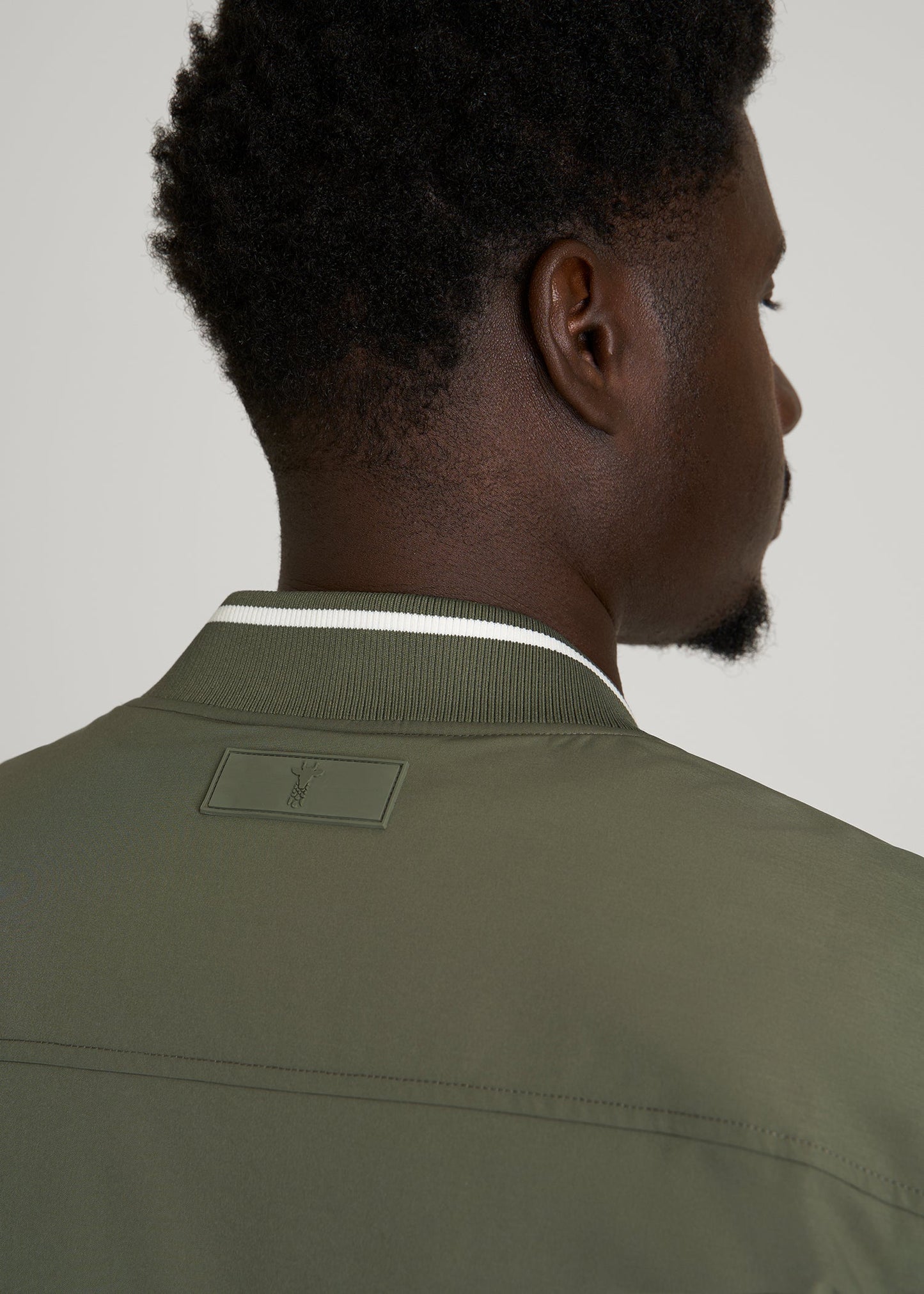 American Tall Men A.T. Bomber Jacket for Tall Men in Olive