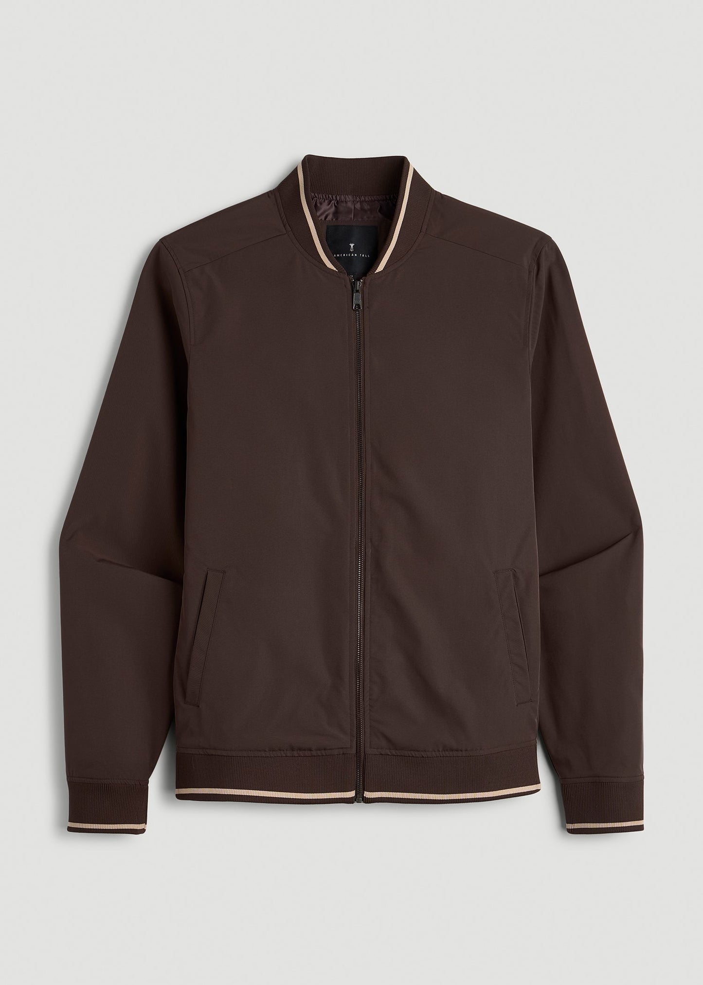 American Tall Men A.T. Bomber Jacket for Tall Men in Espresso