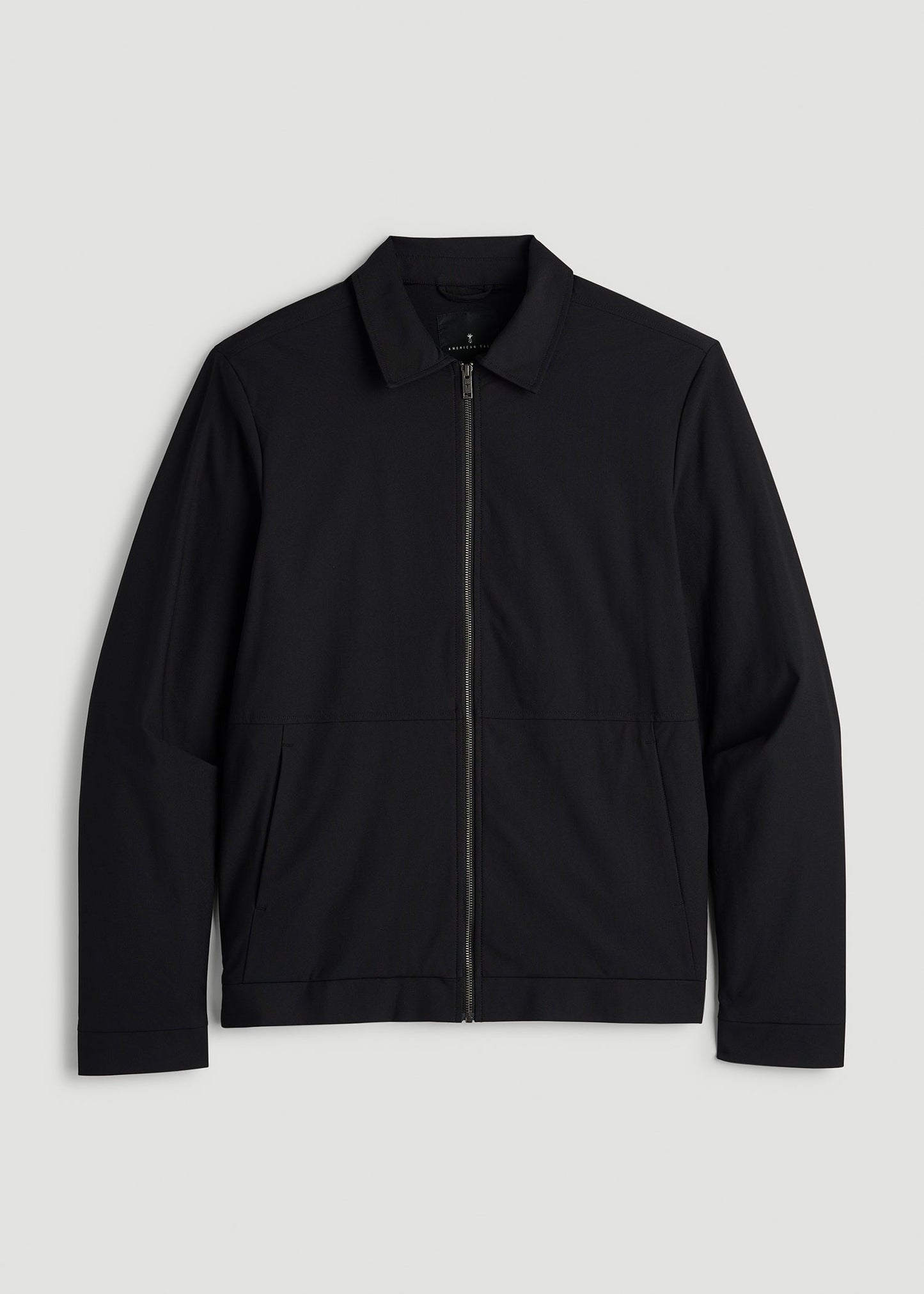 American Tall Men Traveler Bomber Jacket for Tall Men in Black