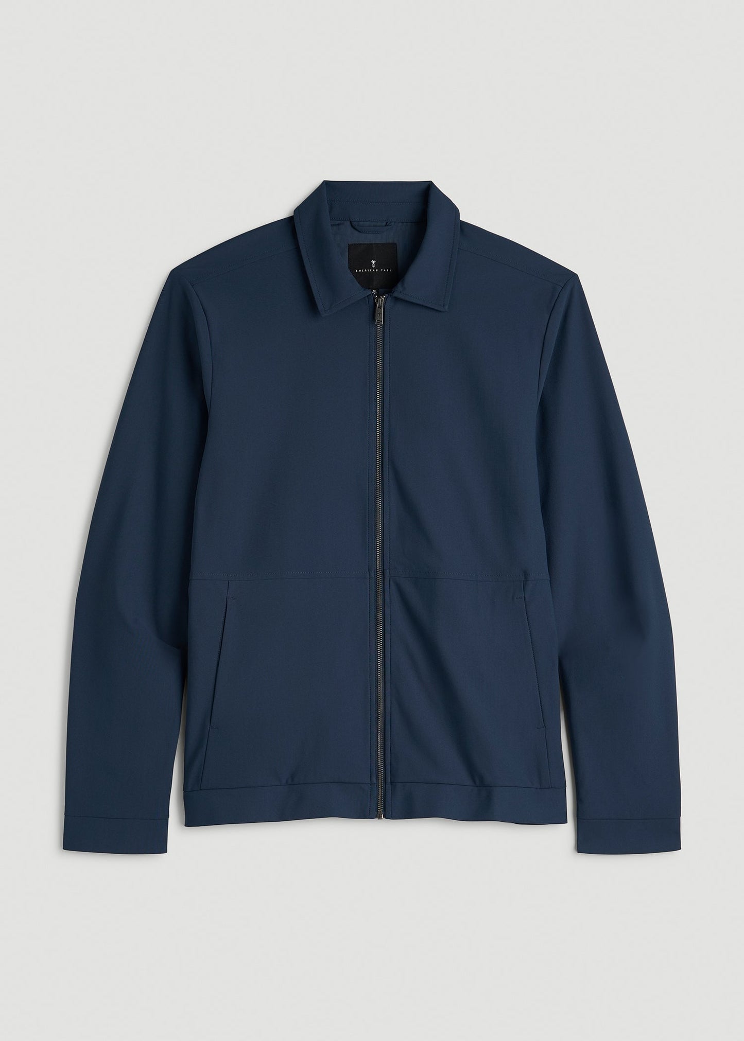 American Tall Men Traveler Bomber Jacket for Tall Men in Navy Blue